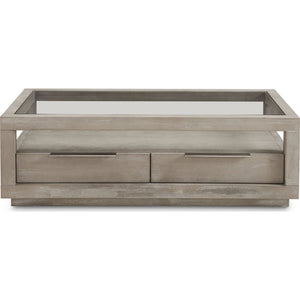 Oxford Two-Drawer Coffee Table in Mineral