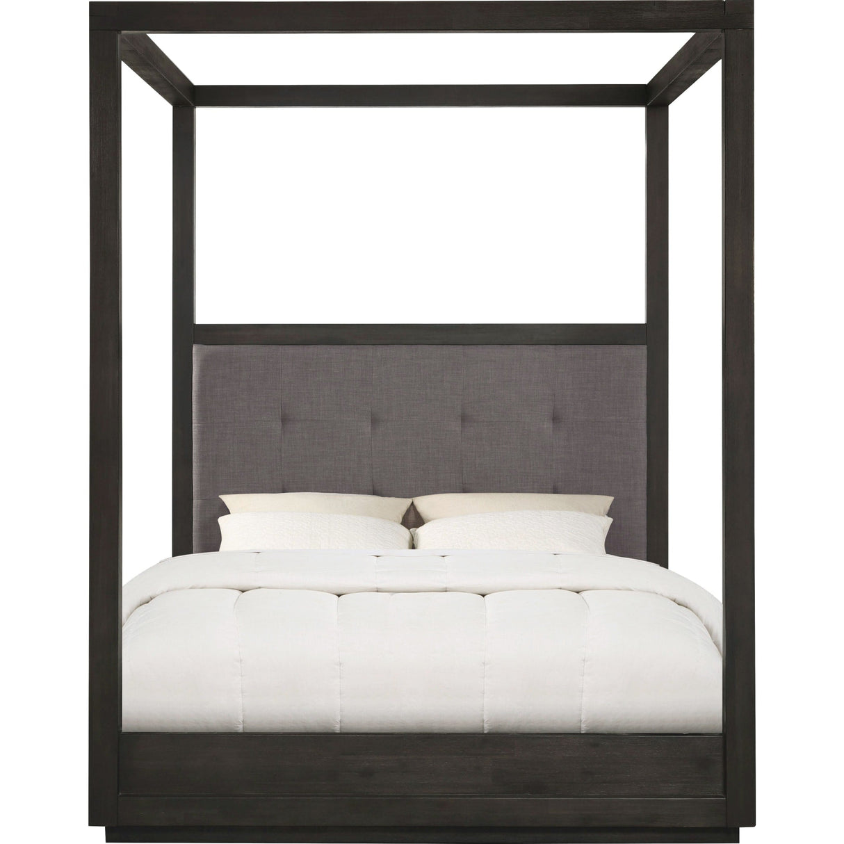 Oxford Upholstered Canopy Bed in Dolphin