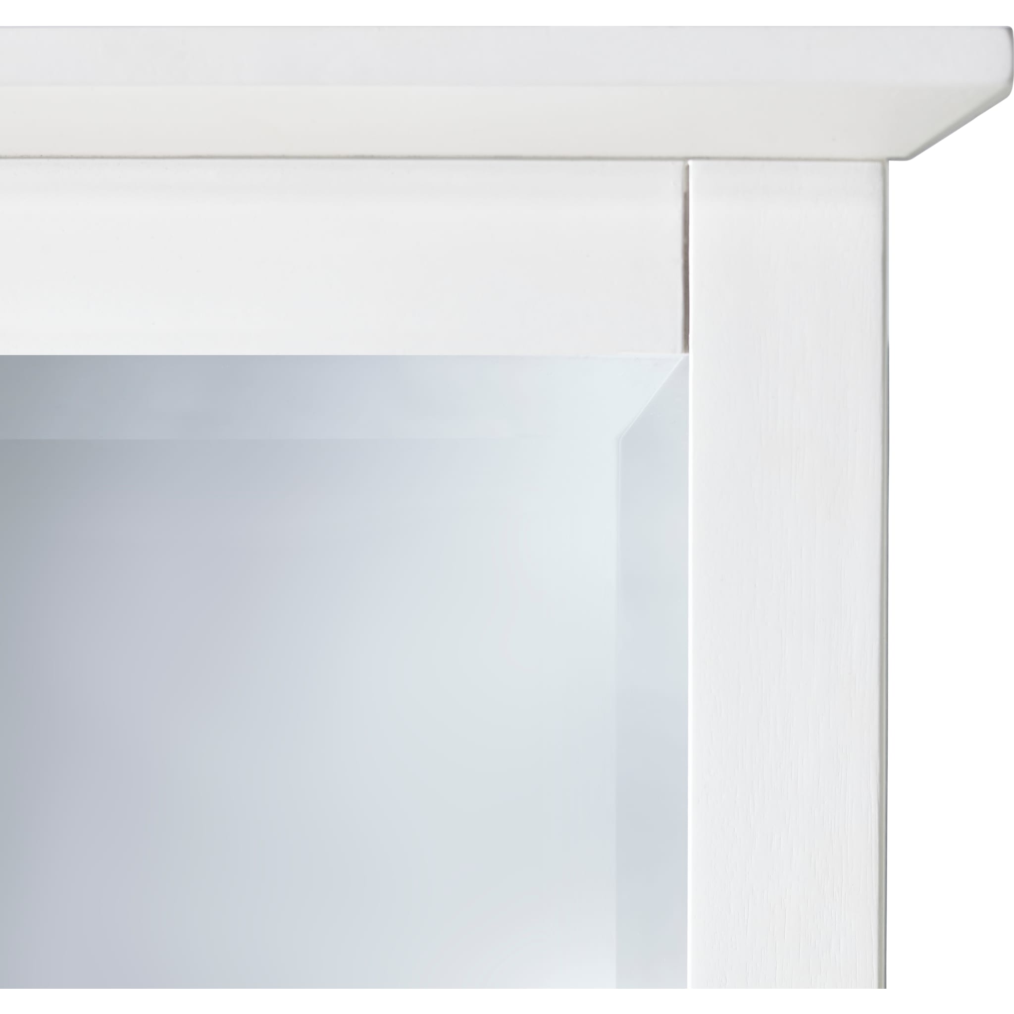 Paragon Beveled Glass Mirror in White