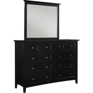 Paragon Eight Drawer Dresser in Black