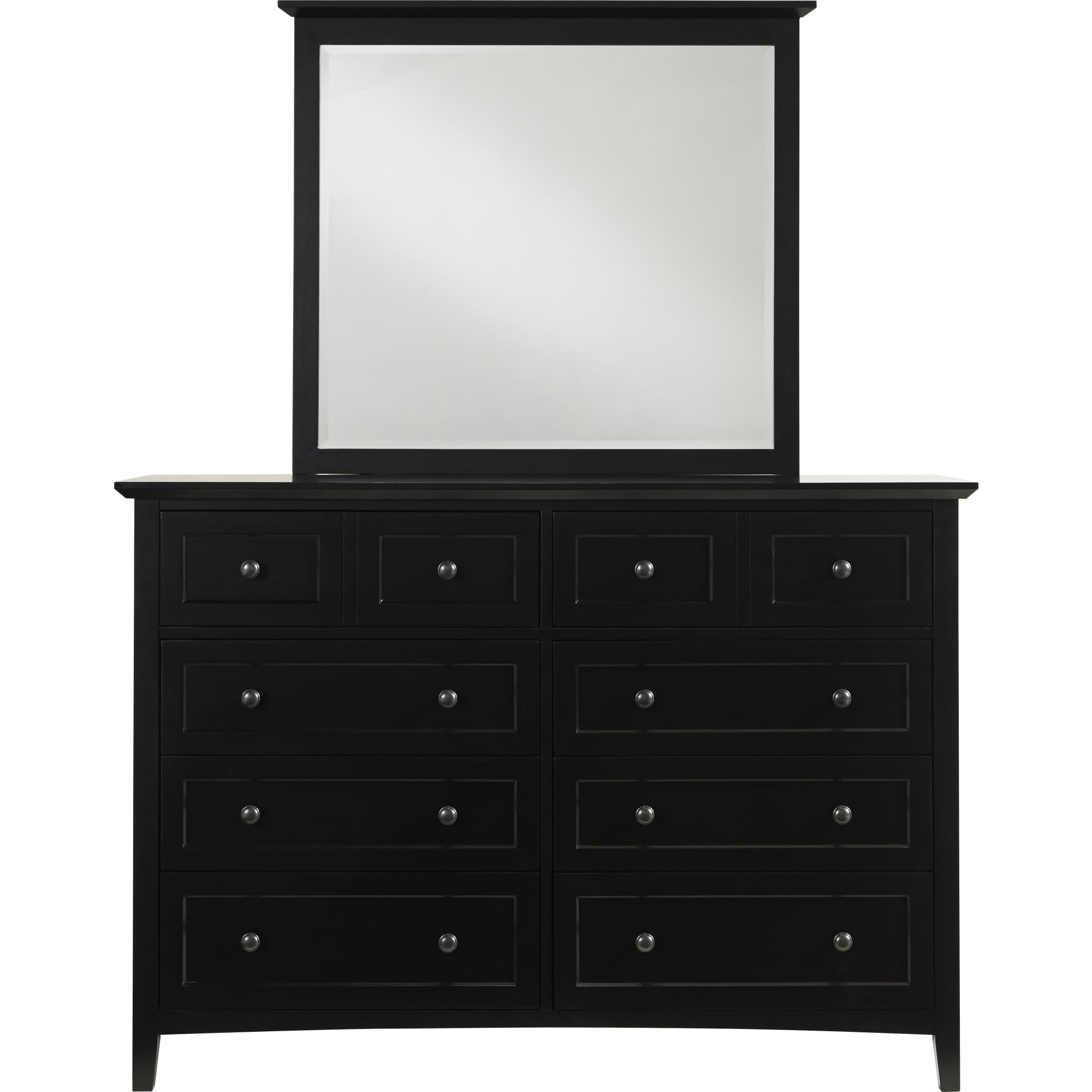Paragon Eight Drawer Dresser in Black