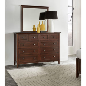 Paragon Eight Drawer Dresser in Truffle