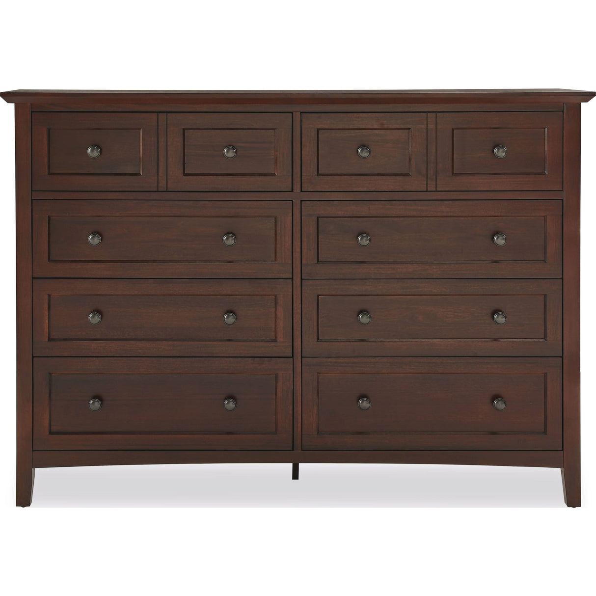 Paragon Eight Drawer Dresser in Truffle
