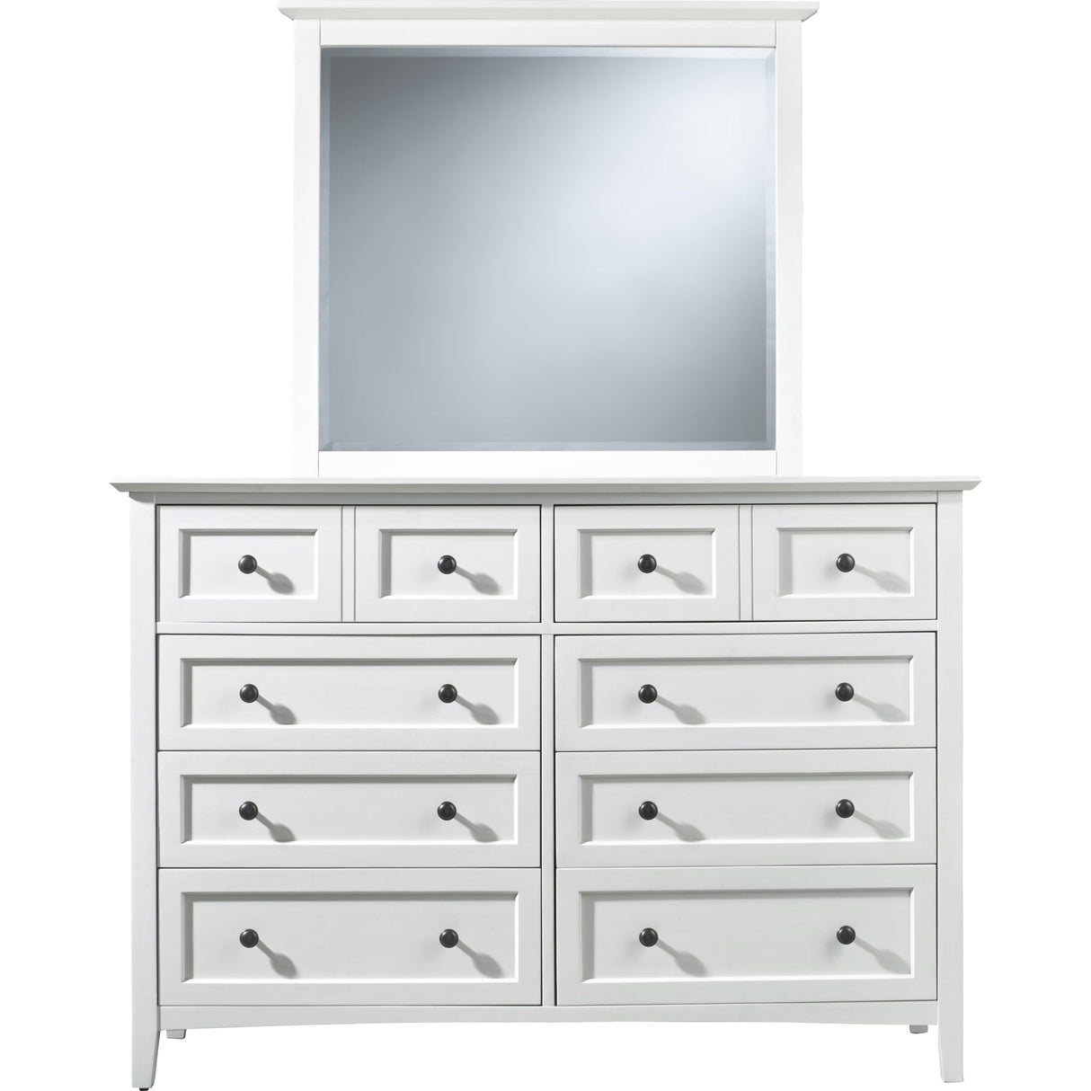 Paragon Eight Drawer Dresser in White (2024)