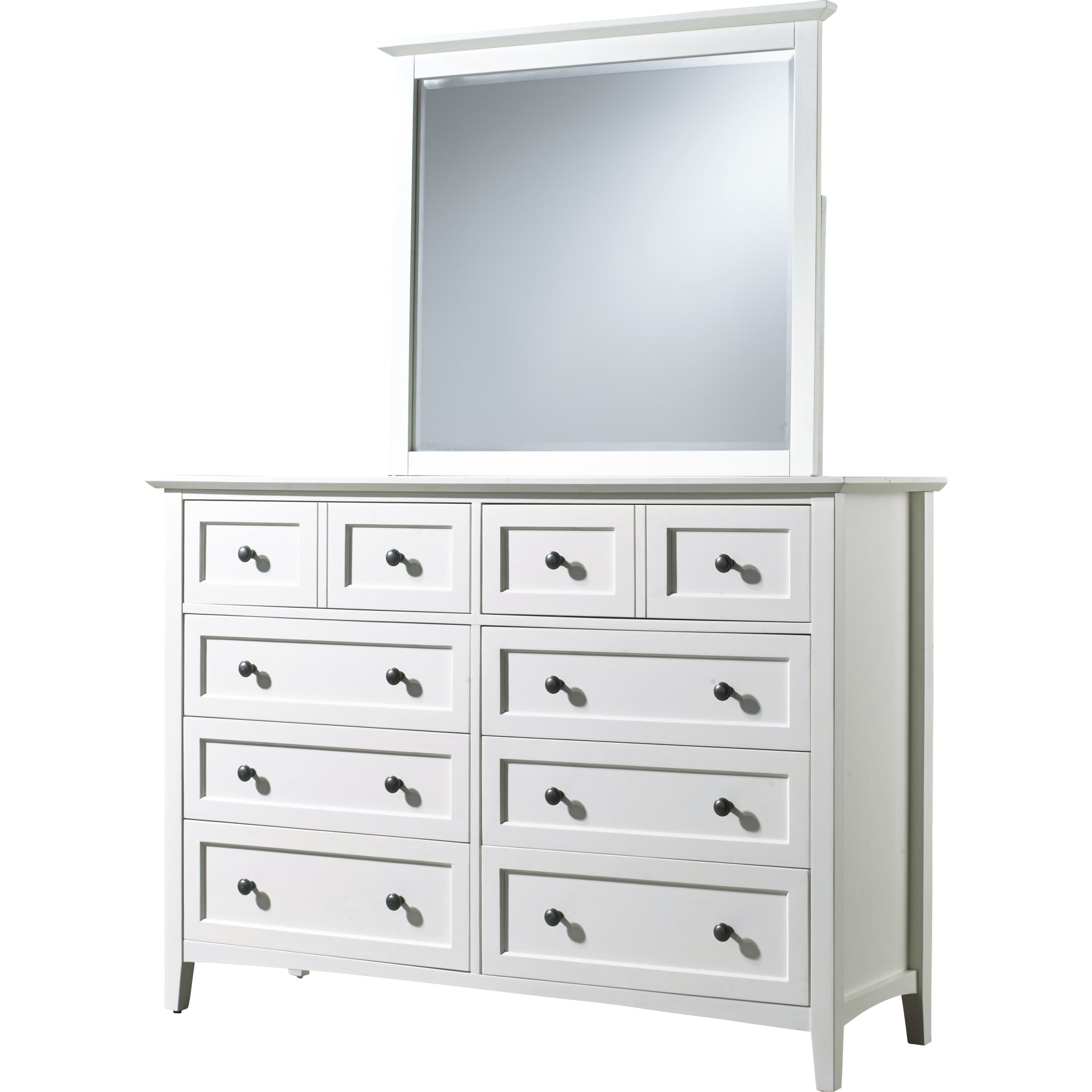 Paragon Eight Drawer Dresser in White (2024)