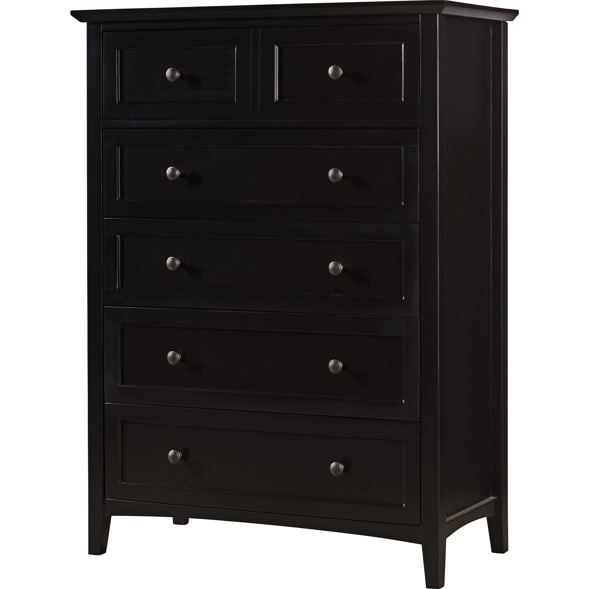 Paragon Five Drawer Chest in Black (2024)