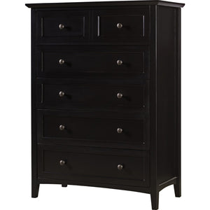 Paragon Five Drawer Chest in Black (2024)
