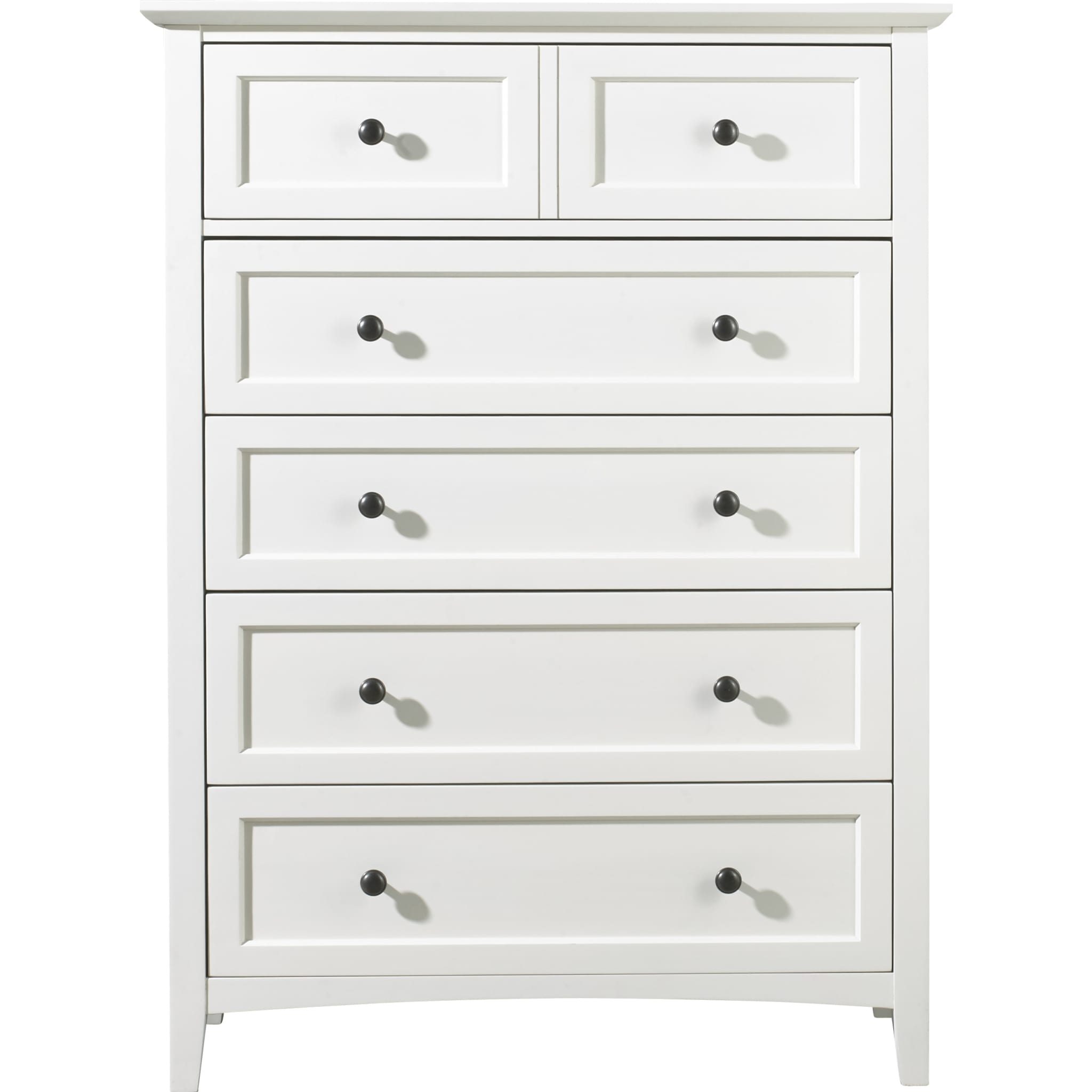 Paragon Five Drawer Chest in White (2024)