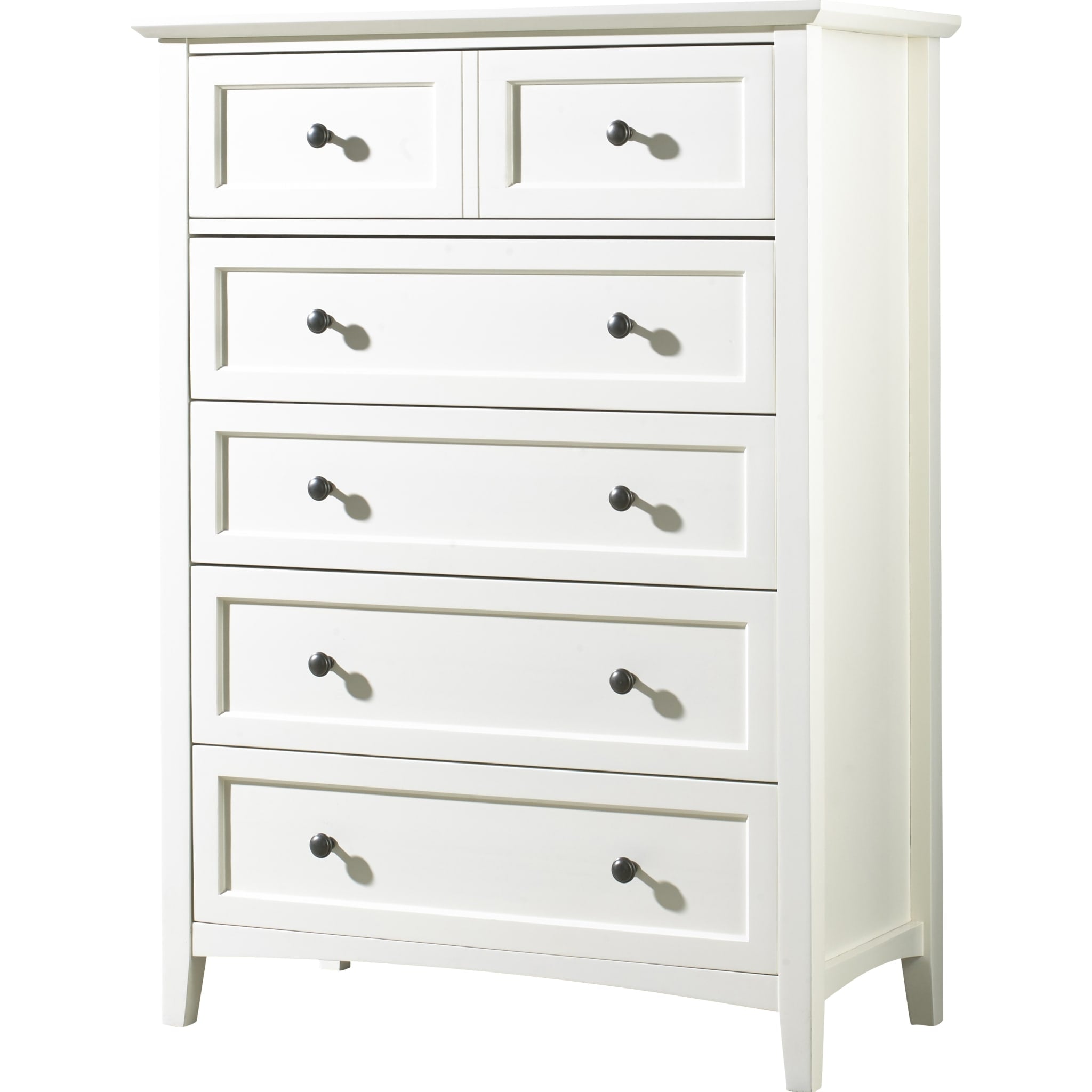 Paragon Five Drawer Chest in White (2024)