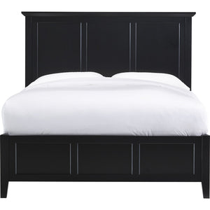 Paragon Four Drawer Wood Storage Bed in Black