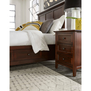 Paragon Four Drawer Wood Storage Bed in Truffle