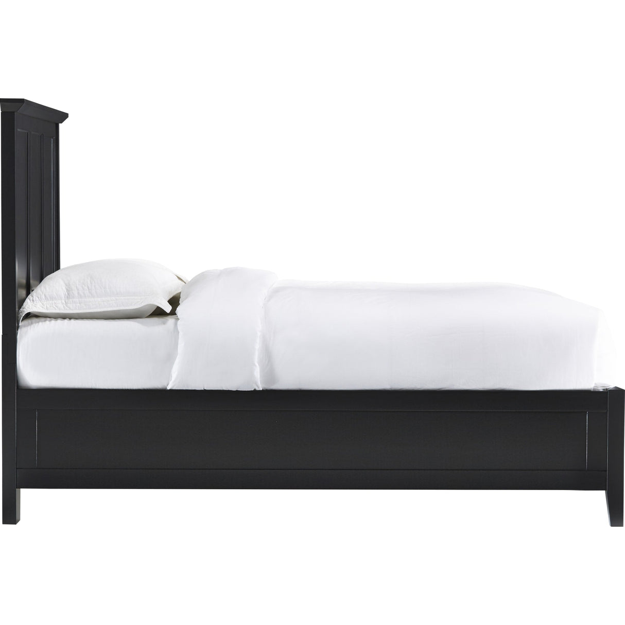 Paragon Wood Panel Bed in Black