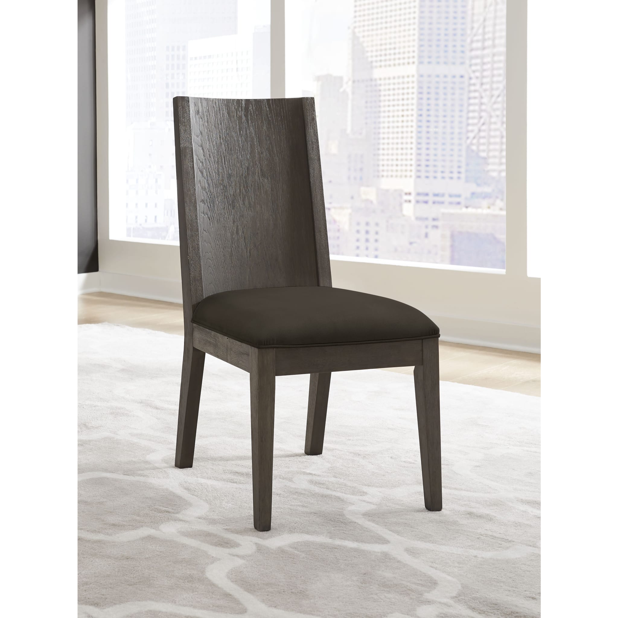 Plata Dining Chair in Thunder Grey