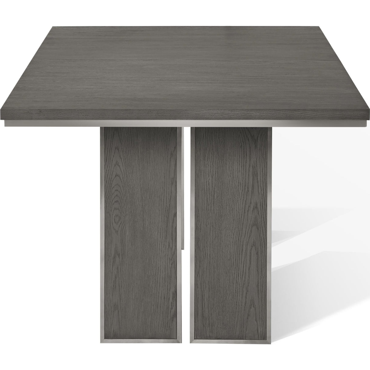 Plata Extension Dining Table in Thunder Grey