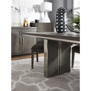 Plata Extension Dining Table in Thunder Grey