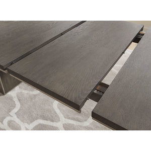 Plata Extension Dining Table in Thunder Grey