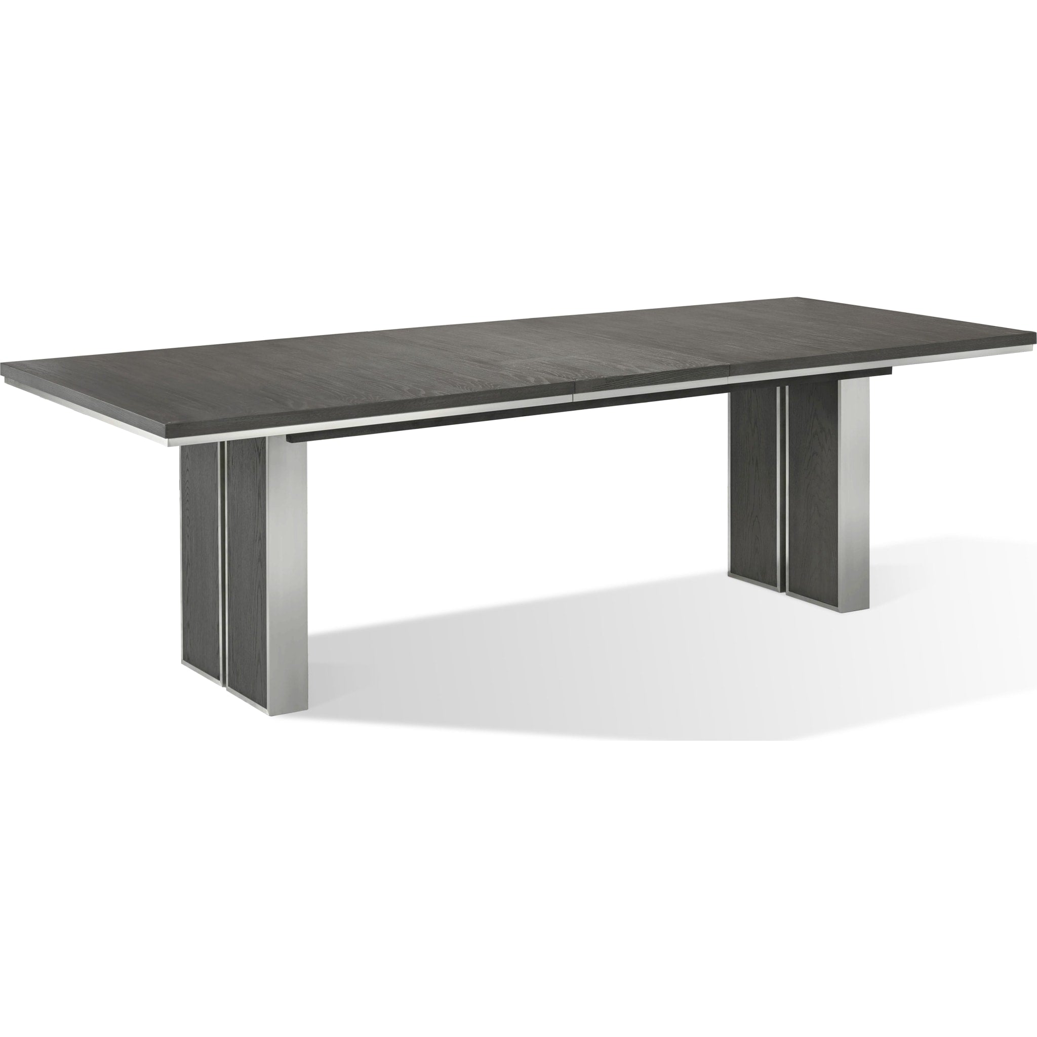 Plata Extension Dining Table in Thunder Grey