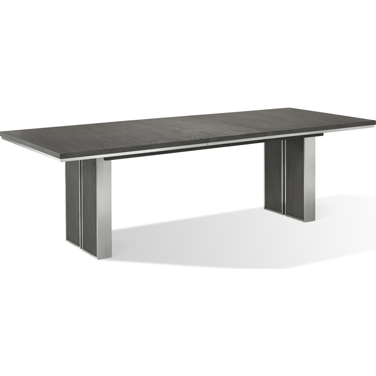 Plata Extension Dining Table in Thunder Grey