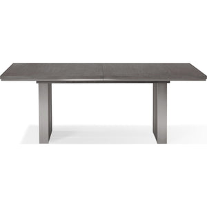 Plata Extension Dining Table in Thunder Grey