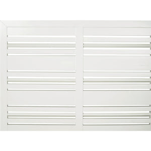 Retreat Slatted Platform Bed in Snowfall