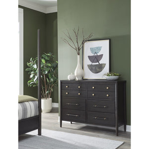 Rockport Eight Drawer Oak Wood Dresser in Yin