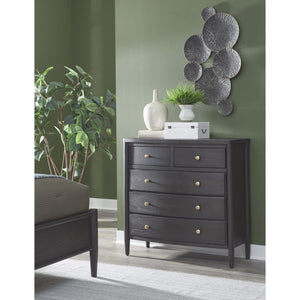 Rockport Five Drawer Small Chest in Yin