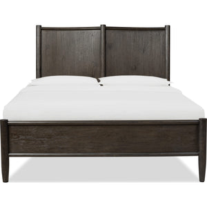 Rockport Oak Wood Platform Bed in Yin