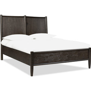 Rockport Oak Wood Platform Bed in Yin