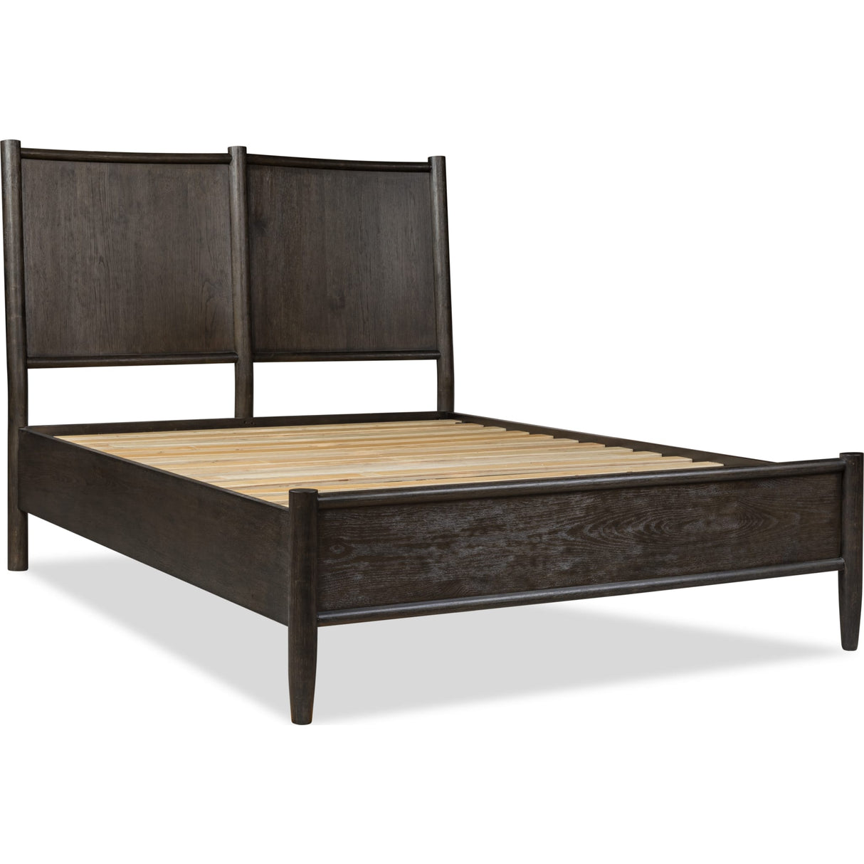 Rockport Oak Wood Platform Bed in Yin