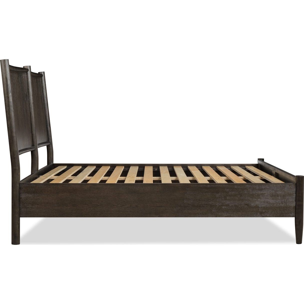 Rockport Oak Wood Platform Bed in Yin