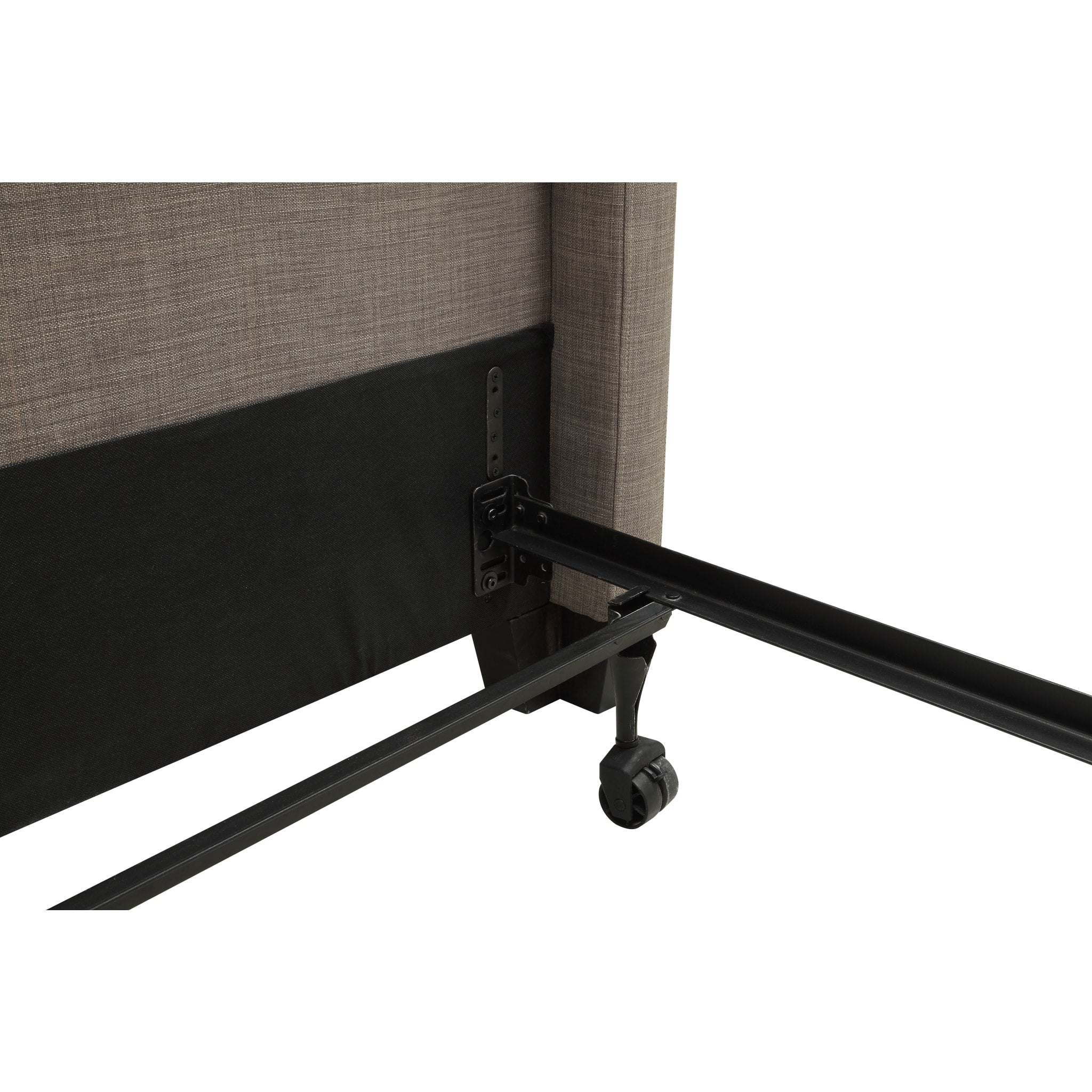 Royal Tufted Upholstered Headboard in Dolphin Linen