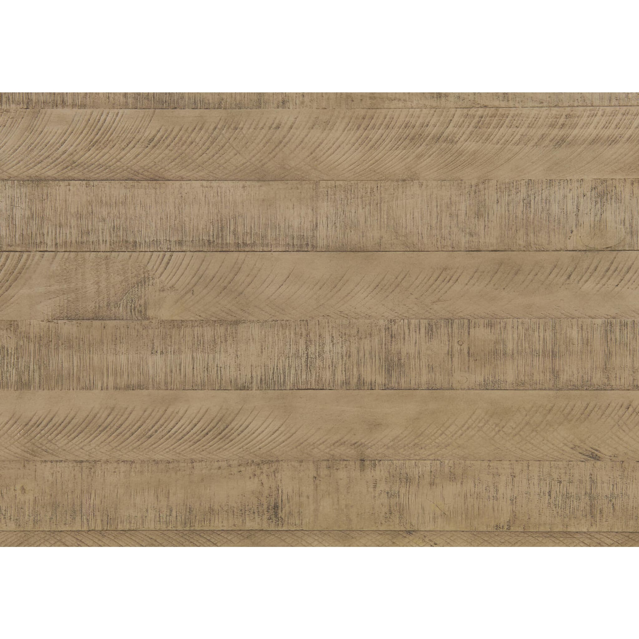 Rutherford Rectangular Wooden Counter Table in Drift and Antique White