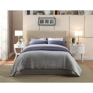 Saint Pierre Upholstered Headboard in Toast Linen