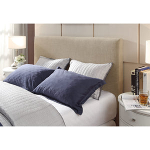 Saint Pierre Upholstered Headboard in Toast Linen