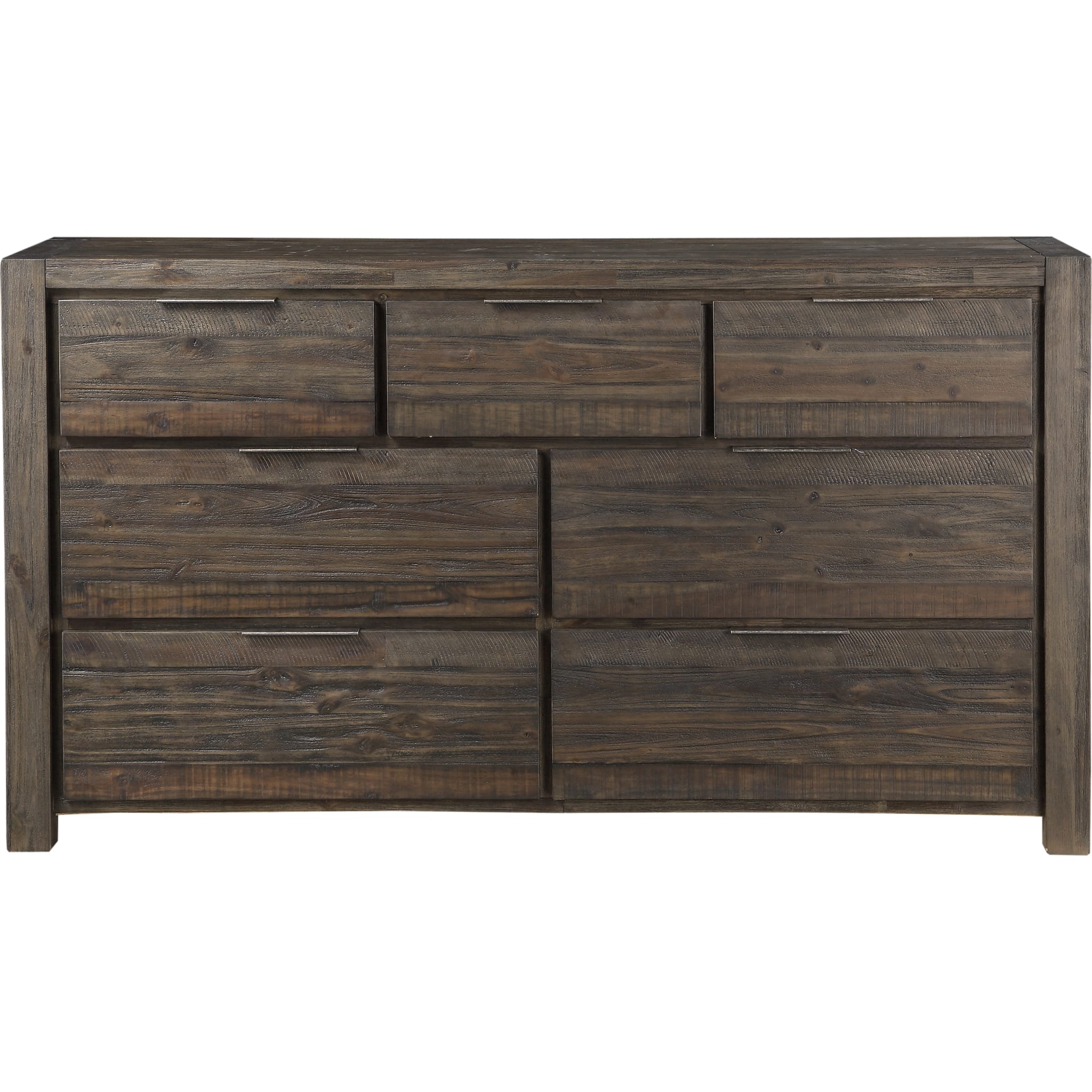 Savanna Seven Drawer Solid Wood Dresser in Coffee Bean (2024)