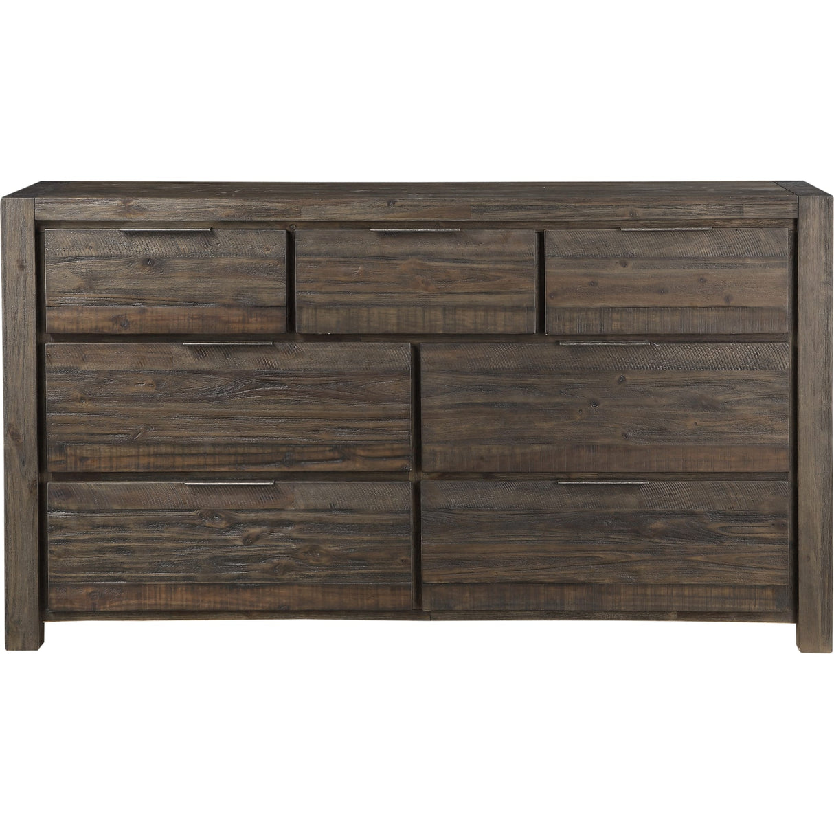 Savanna Seven Drawer Solid Wood Dresser in Coffee Bean (2024)