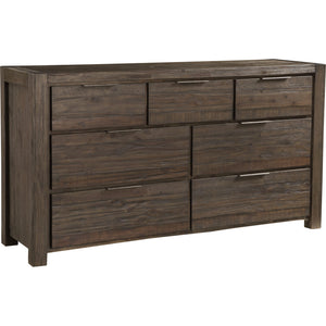 Savanna Seven Drawer Solid Wood Dresser in Coffee Bean (2024)