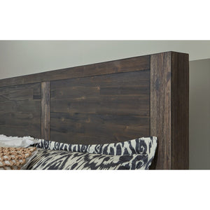 Savanna Solid Wood Platform Bed in Coffee Bean