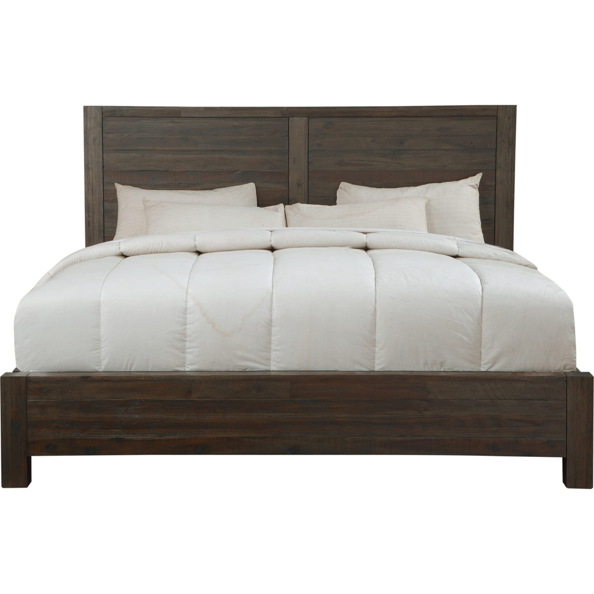 Savanna Solid Wood Platform Bed in Coffee Bean