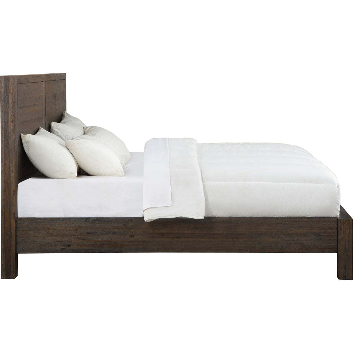 Savanna Solid Wood Platform Bed in Coffee Bean