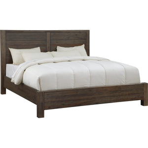 Savanna Solid Wood Platform Bed in Coffee Bean