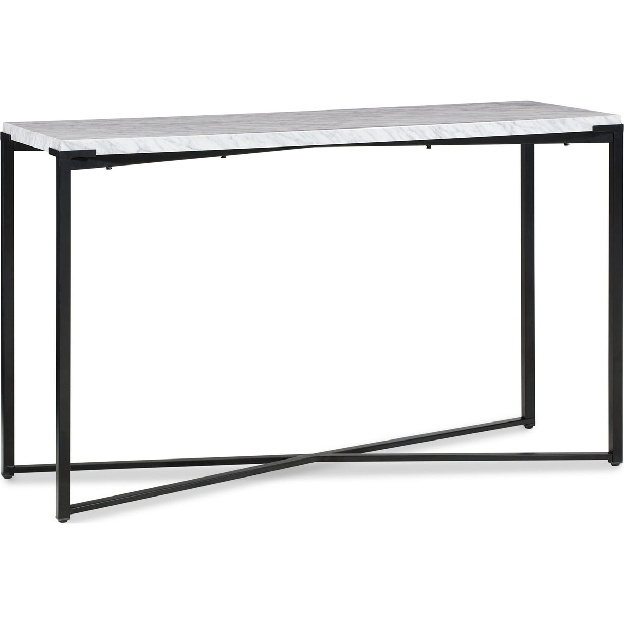 Saxon Console Table in Matte Black