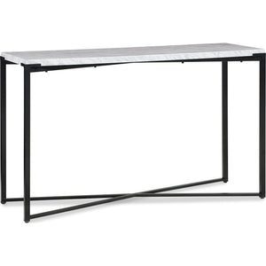 Saxon Console Table in Matte Black
