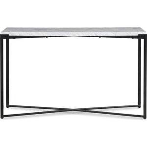 Saxon Console Table in Matte Black