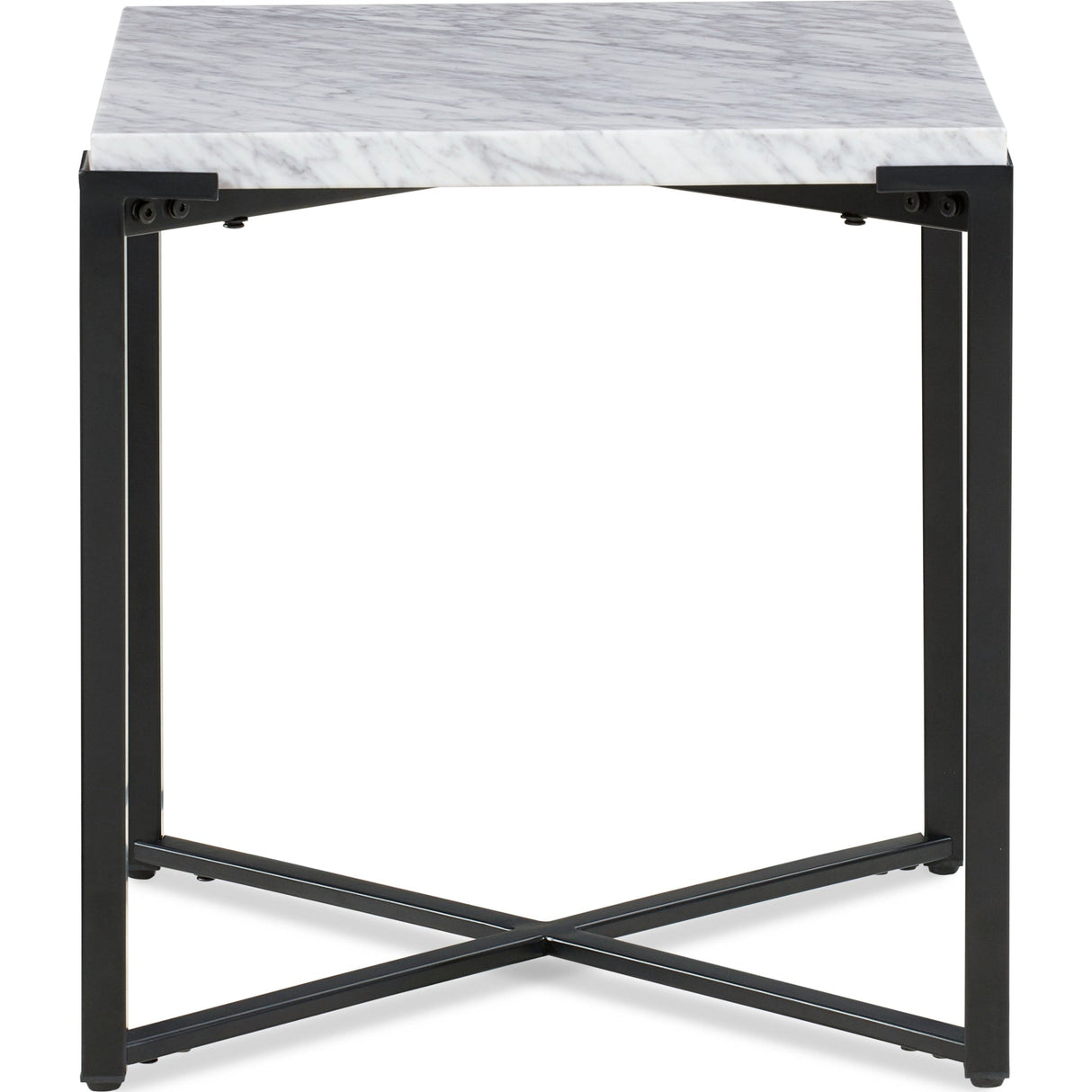 Saxon End Table in Matte Black