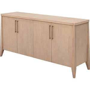 Sumire Four Door Ash Wood Sideboard in Ginger