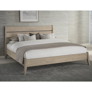 Sumire Slatted Ash Wood Platform Bed in Ginger