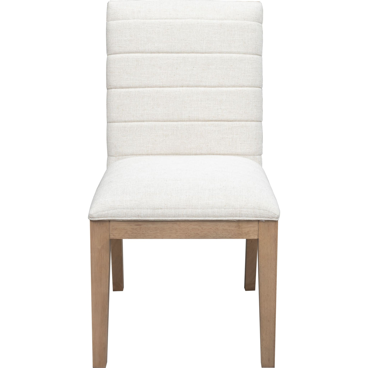 Sumire Solid Wood Dining Chair in Ginger and Natural Linen