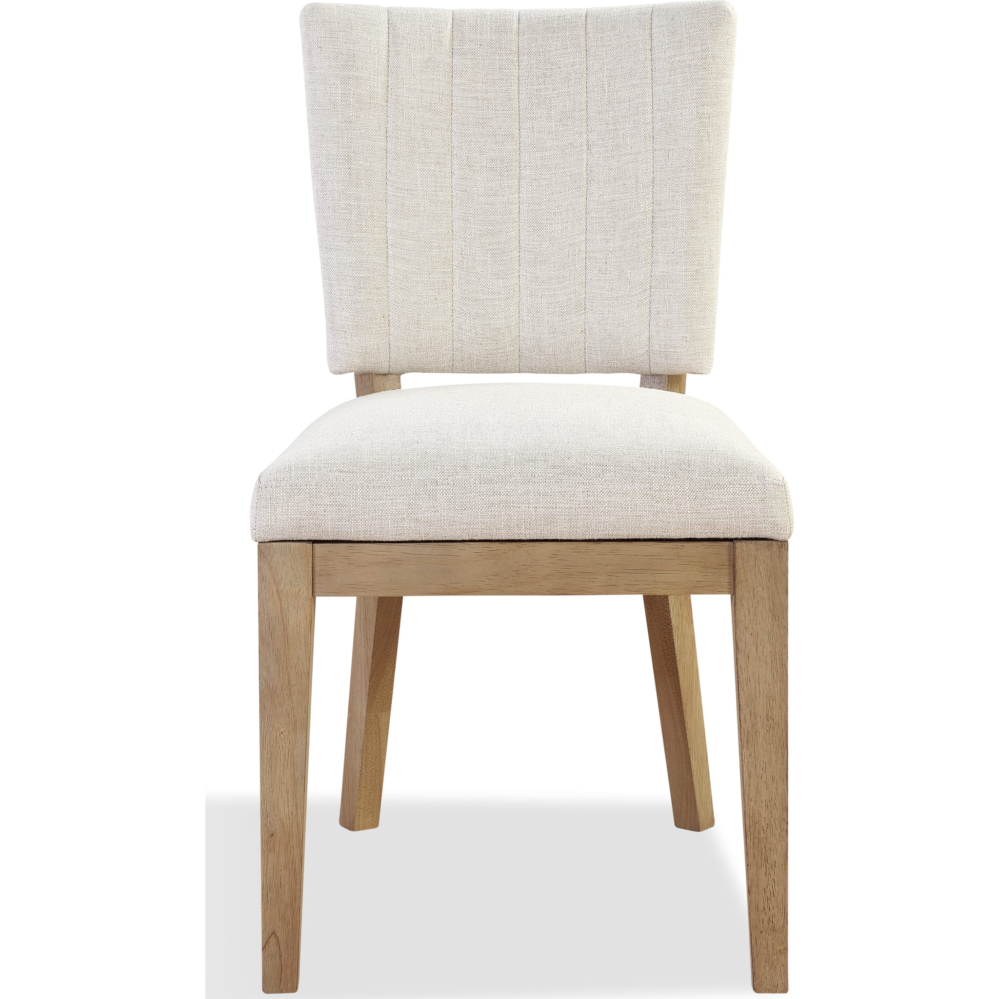 Sumner Channel Back Upholstered Dining Chair in Natural