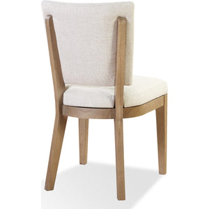 Sumner Channel Back Upholstered Dining Chair in Natural